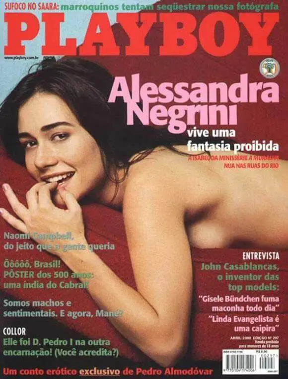 Alessandra Negrini Pelada na Playboy (Abril de 2000)